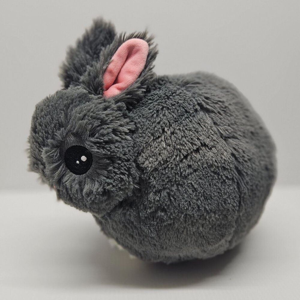 Retired 2018 Netherland Rabbit Bunny Squishable Gray Plush Stuffed Animal LE